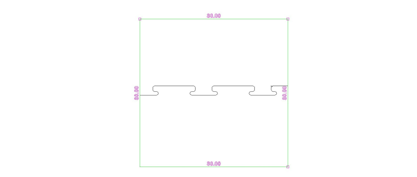 Custom Chair Mat | Hard Floor Non-Studded Clear | No Bevel