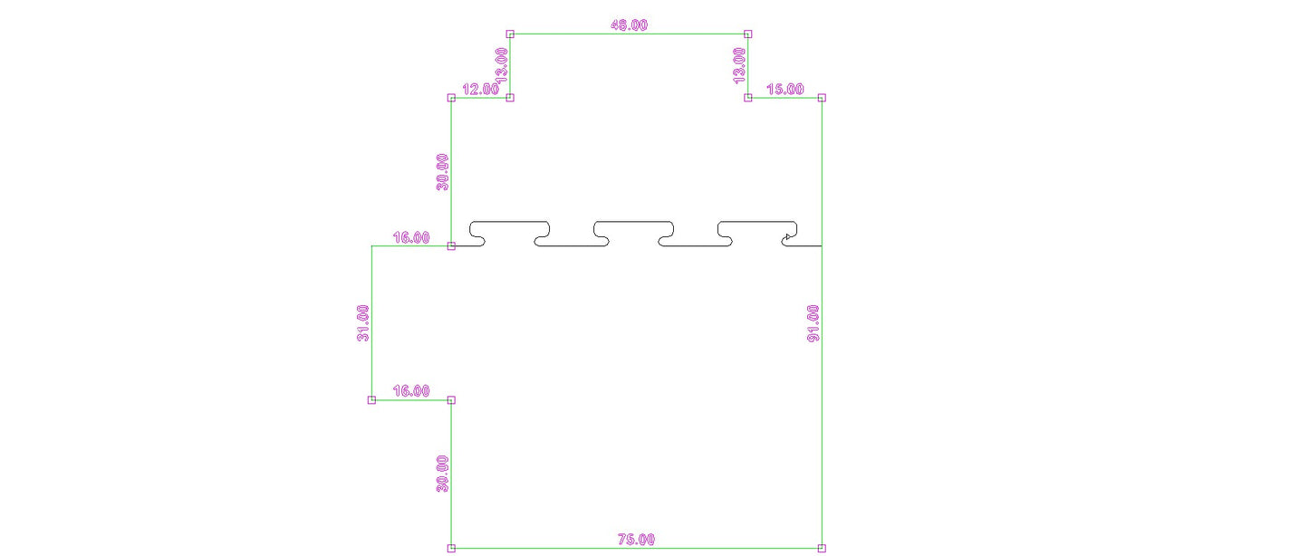 Custom Chair Mat | qty(1) Executive - For Carpet | With Bevel | Link Mat