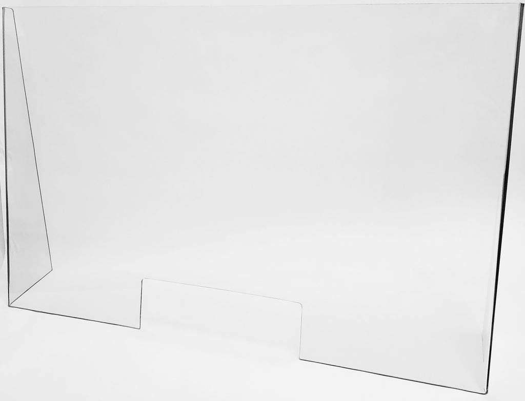 Clear Acrylic Desk Shield Just Chair Mats