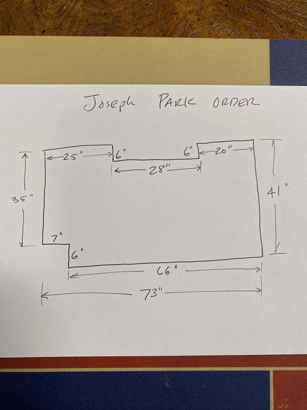 JW Park Custom Order | Clear Non-Studded Chair Mat For Hard Floors | Straight Edge