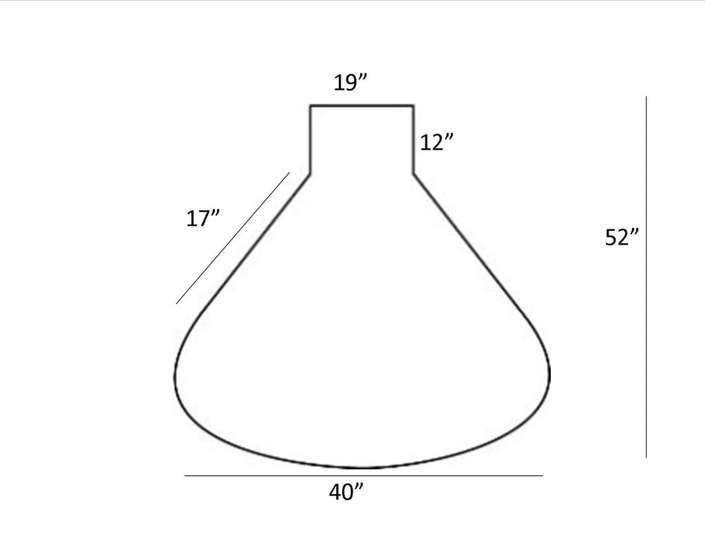 Premium Small Beaker 40 x 52 .200 Clear Vinyl Chairmat Workstaion Mat –  Just Chair Mats