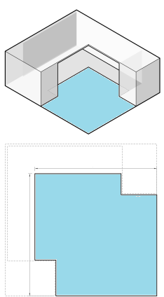 Hard Surfaces Modular Left - Sheet Size