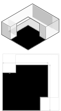 Hard Surfaces Black Modular Right - Sheet Size