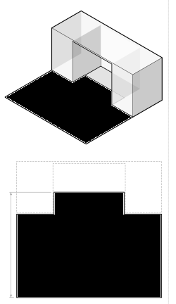 Hard Surfaces Black Single Lip - Sheet Size
