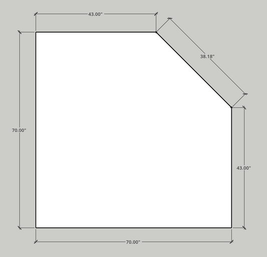 Custom Chair Mat | Executive | Bevel