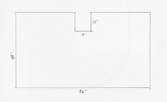 Custom Chair Mat | Qty(1) | Economy | Bevel