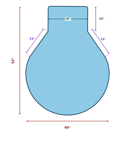 40 x 52 beaker chair mat dimensions