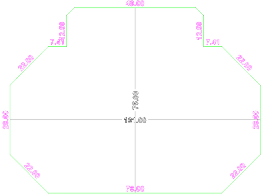 Custom Chair Mat | John Lee | Clear Hard Floor (non-studded) | Bevel | Link Mat