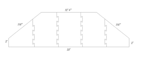 Custom Chair Mat | Hard Floor Clear | Beveled Edge | Link Mat
