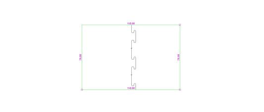 Custom Chair Mat |  Clear non studded, Vented 118 x 78, 0.100'' thick