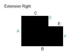 Hard Surfaces Custom: 48 x 72 Extension Right .110