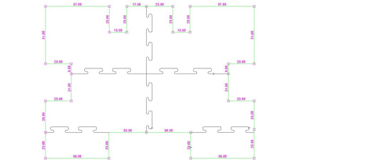 Custom Link Mat -   Material Type : Hard Floor Black -   Beveled Edge: No -   Venting: No
