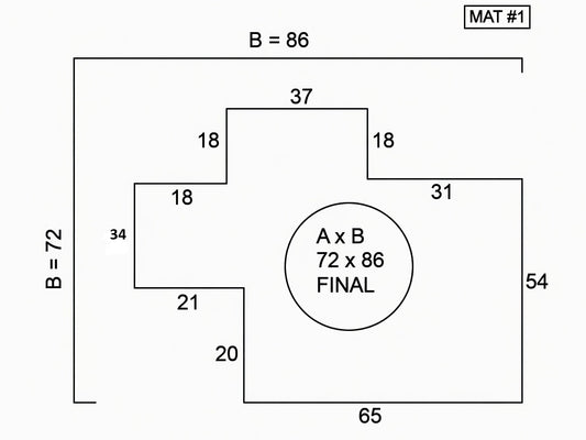 Custom Chair Mats - Qty(2)  -   Material Type : Premium - For Carpet -   Beveled Edge: Yes -   Venting: No