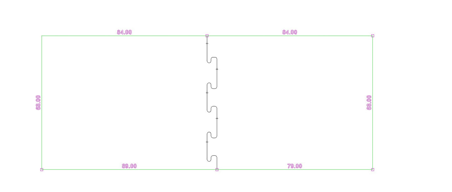 Custom Link Mat  -   Material Type : Hard Floor Clear -   Beveled Edge: No -   Venting: No