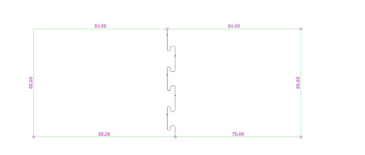 Custom Link Mat  -   Material Type : Hard Floor Clear -   Beveled Edge: No -   Venting: No