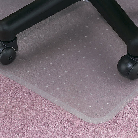 Economy: 60 x 72 Rectangle .130" Clear Vinyl Chairmat