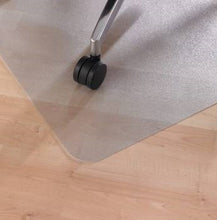 Hard Surface: 60 x 60 Square .100" Non-Studded Clear Vinyl Chairmat