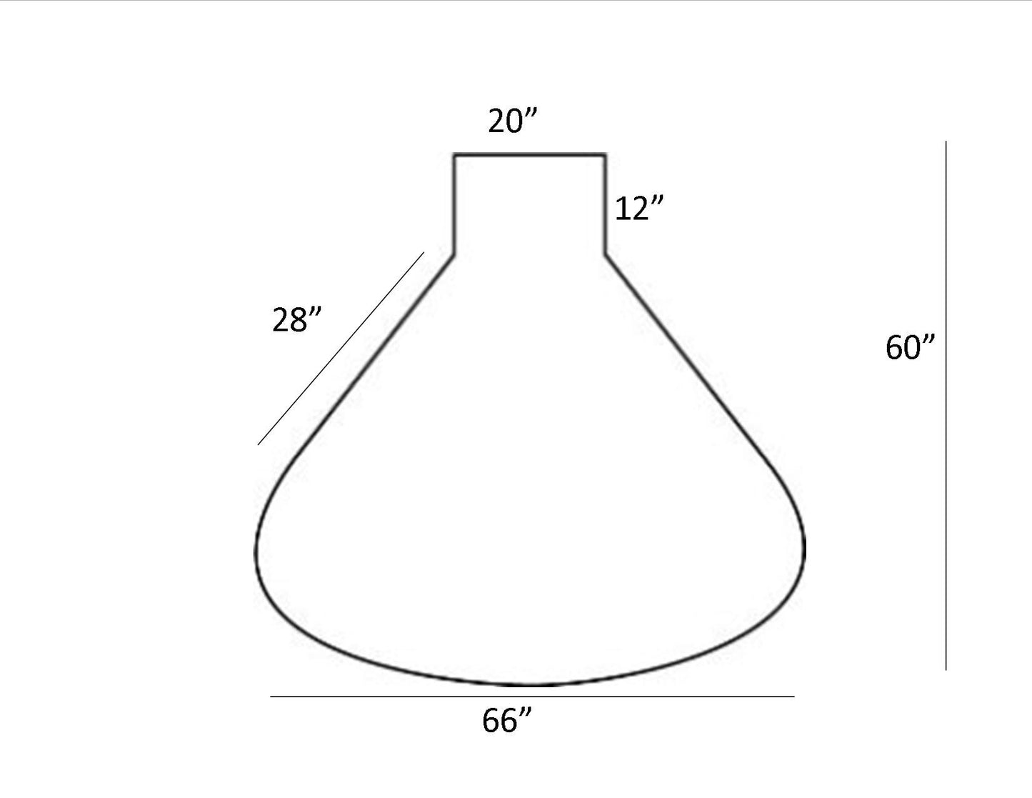Hard Surface: 60 x 66 Large Beaker .100" Non-Studded Clear Vinyl Chairmat Workstation Mat
