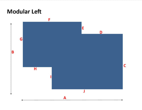 Executive Custom: 72 x 96 Modular Left .250