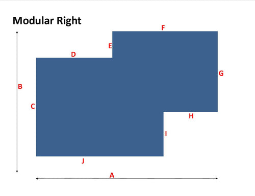 Premium Custom: 72 x 72 Modular Right .200