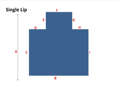 Economy Custom: 60 x 60 Single Lip .130" Clear Vinyl Chairmat